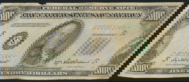 1950-C Federal Reserve $100 Note