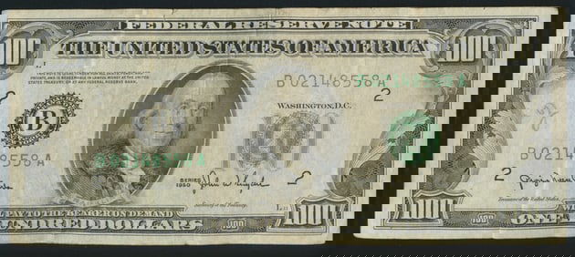 1950-B Federal Reserve $100 Note