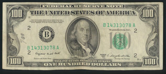 1950-B Federal Reserve $100 Note