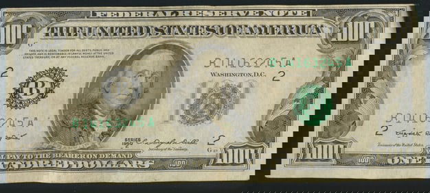 1950-B Federal Reserve $100 Note