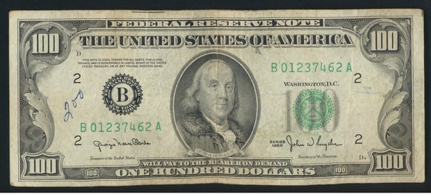 1950 $100 Federal Reserve Note