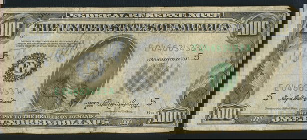 1950-E Federal Reserve $100 Note