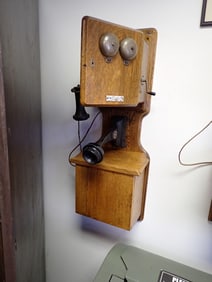 Williams Electric Telephone Company Wall Phone