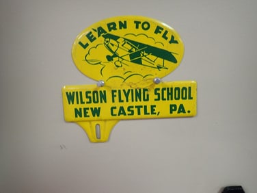 Wilson Flying School- "LEARN TO FLY" Sign