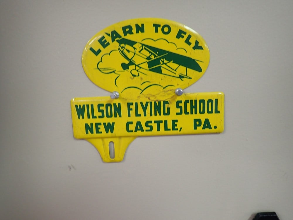 Wilson Flying School- "LEARN TO FLY" Sign (1 of 2)