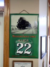 Missouri Pacific Lines Perpetual Calendar