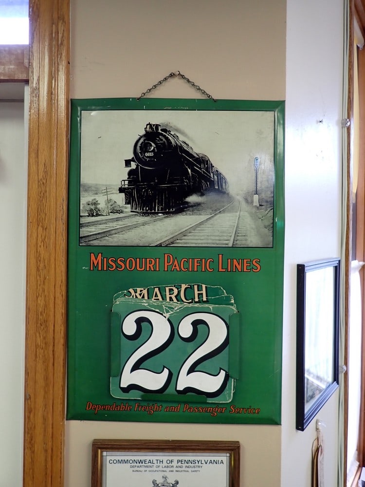 Missouri Pacific Lines Perpetual Calendar (1 of 4)