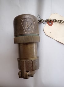 Brass Pennsylvania Railroad whistle