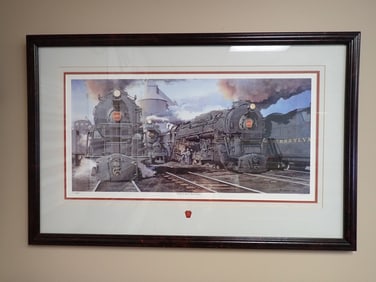Orders in hand E. Altoona, Pennsylvania Railroad Print