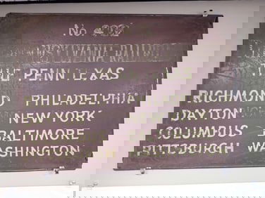 No. 422 PRR - The Penn Texas Metal Sign