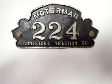Conductor and Motorman Cap Badges