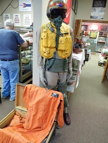 1st Lt.David M Alfredson flight suits and helmet