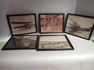 5 Aircraft related photos-late 20th Century