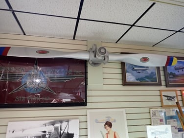 Prop off of a Stinson Reliant Plane