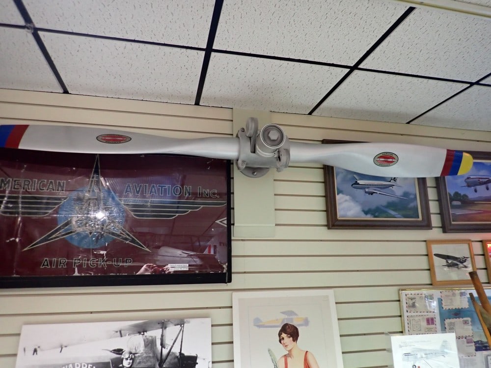 Prop off of a Stinson Reliant Plane (1 of 5)