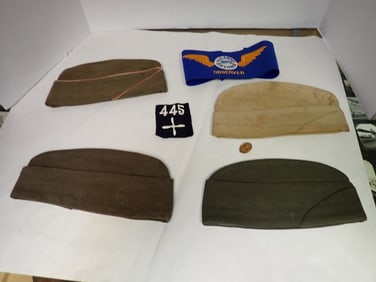 US Army-AirForce AWS Observer Band and Caps