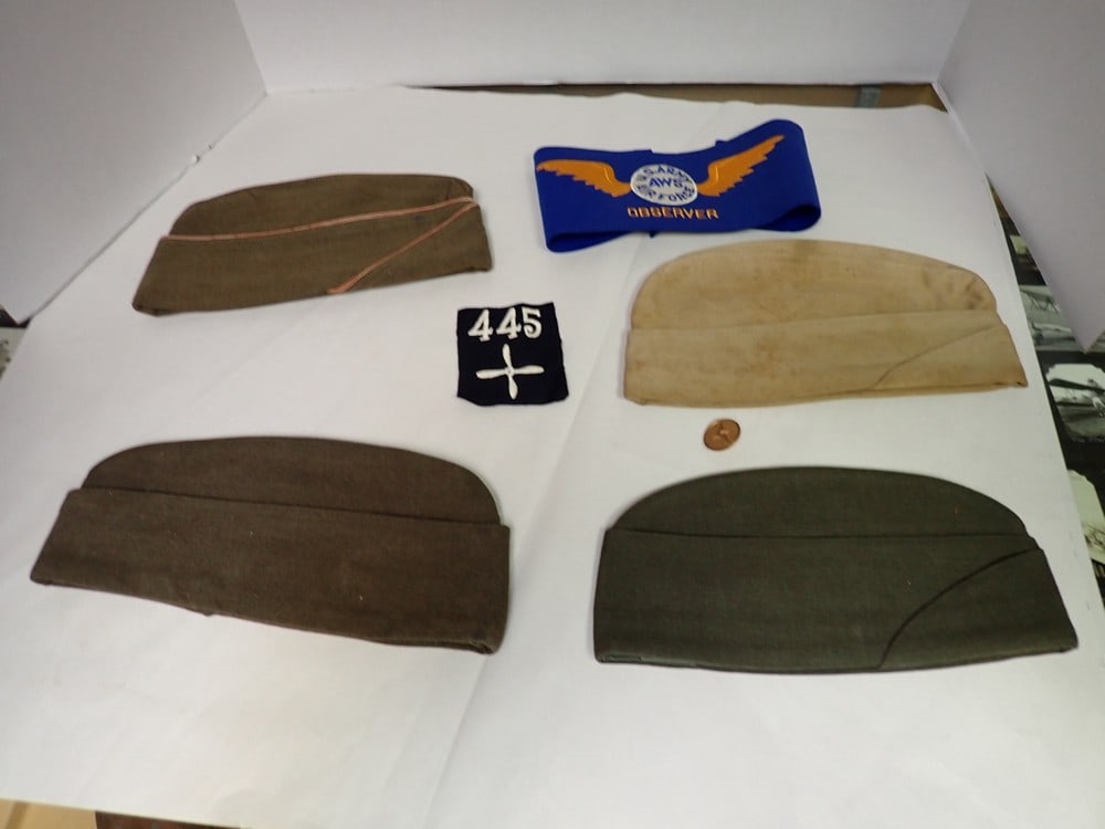 US Army-AirForce AWS Observer Band and Caps (1 of 5)
