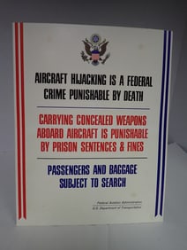 FAA Aircraft Hijacking poster