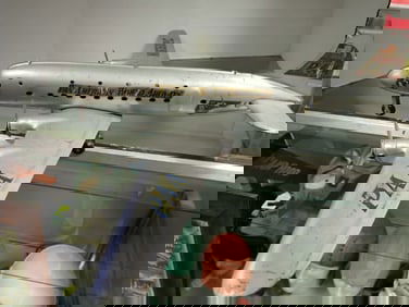 Pan Am World Airways Metal Toy Airplane