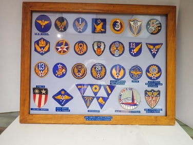 US Army Air Corps Patches Display