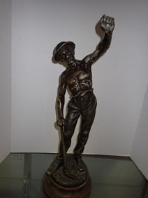 Spelter Miner's Statue
