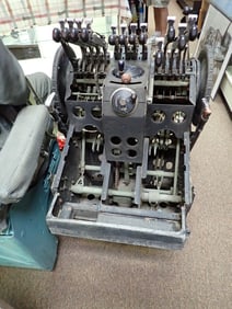 WWII Lancaster Bomber Throttle Control Column
