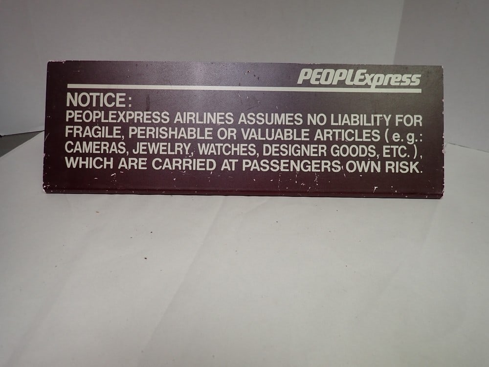 People Express Airline Sign (1 of 4)