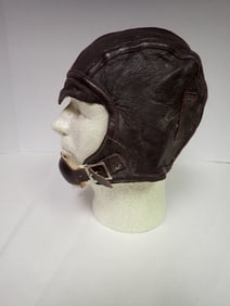 US Navy Leather Aviator Cap