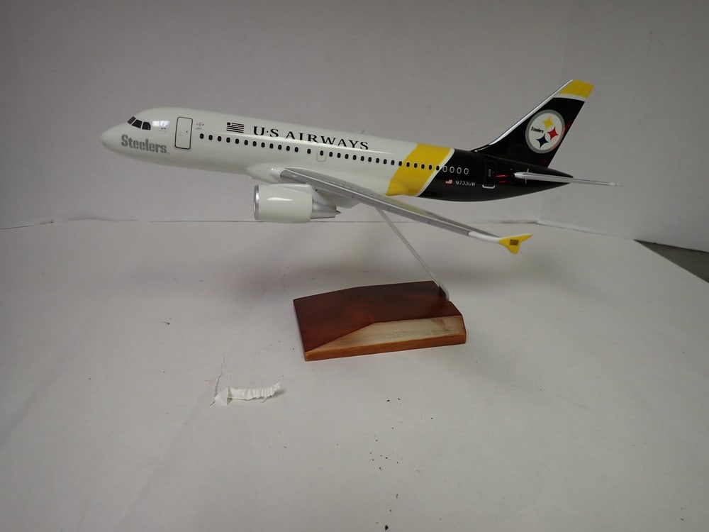 US Airways Pittsburgh Steelers Metal Airplane (1 of 7)