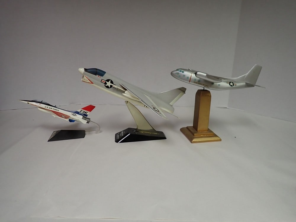 Air Force A-7 Corsair IIF-16 and Transport plane (1 of 7)