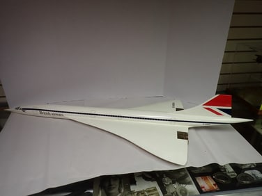 Large British Airways Concorde Resin Plane