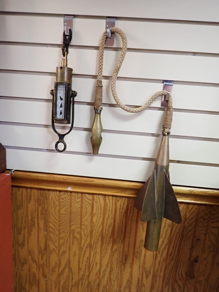 1930-40's Log Rhythm Ship Speed Device: Brass Devices used to measure speed of vessel in knots. Gauge is marked "John H. Buss & Co" with patent dates ending in 1878
