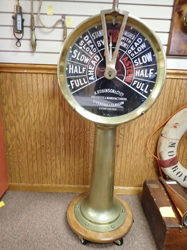 A. Robinson & Co. LTD Ship's Brass Telegraph (1 of 13)