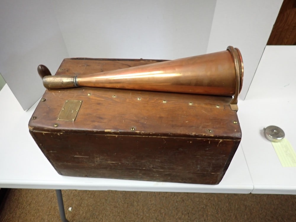 L.D. Lothrop Gloucester, Mass - Copper Fog Horn (1 of 6)