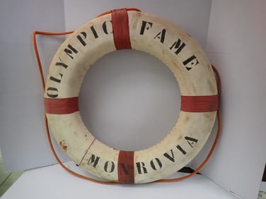 "Olympic Fame", Monrovia Life preserver