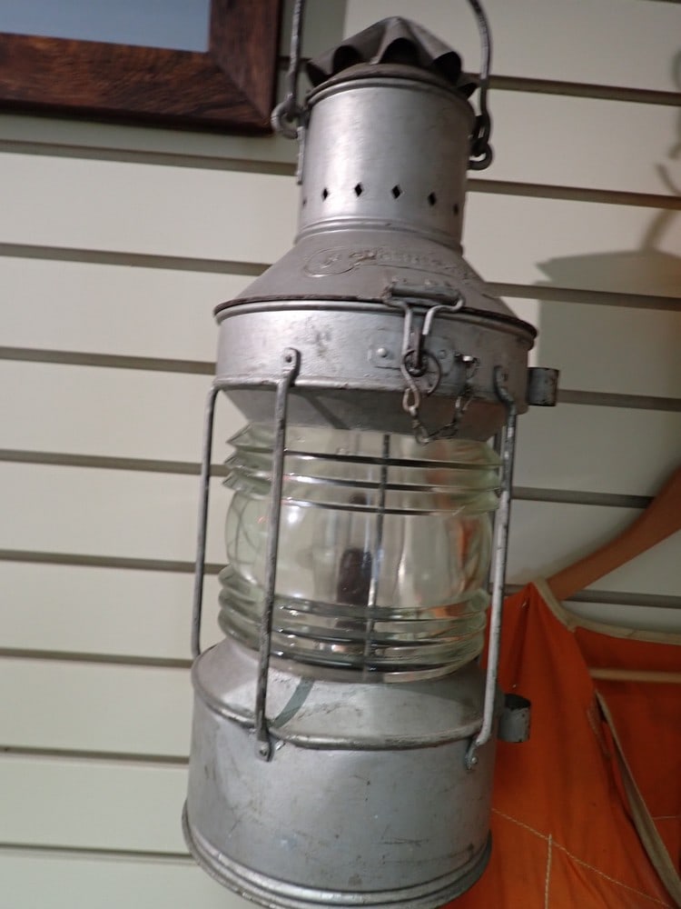 Ship's Lantern with clear globe (1 of 4)