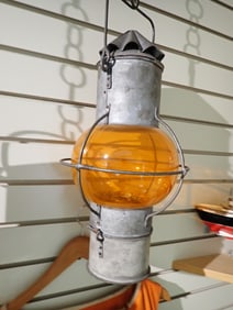 Ship's Lantern with orange globe