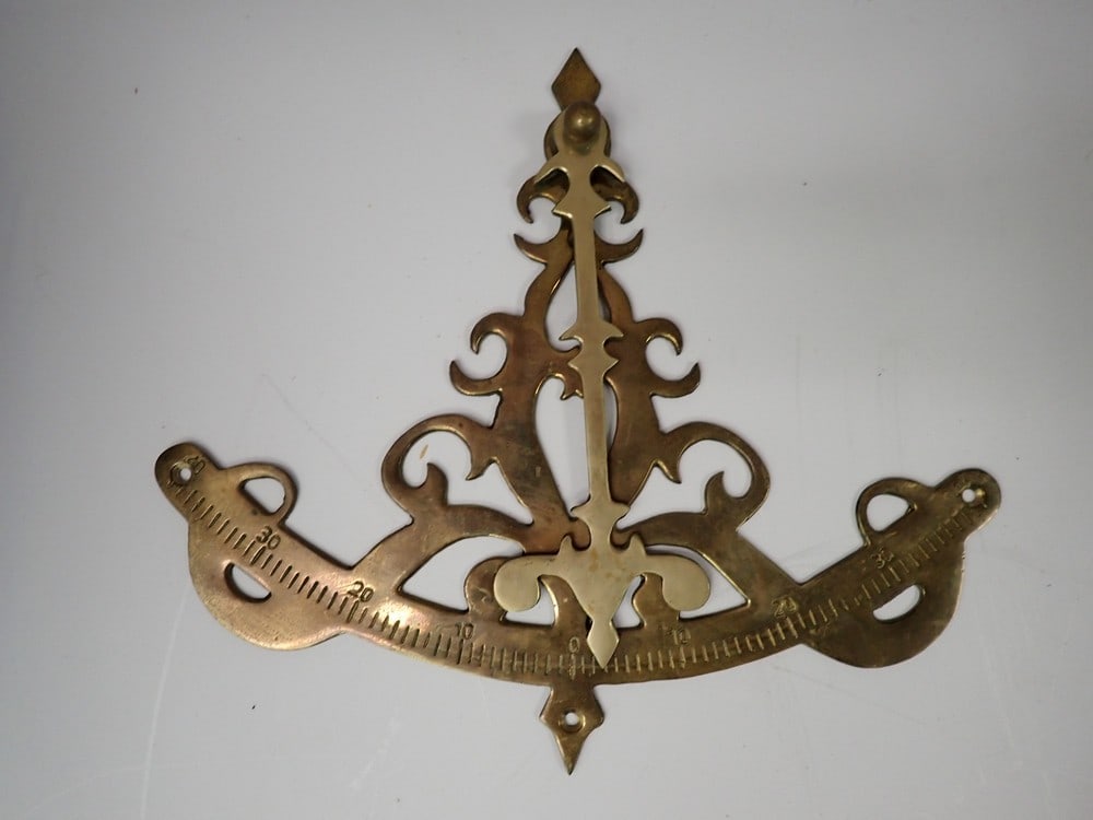 Brass Marine (Nautical) inclinometer (1 of 5)