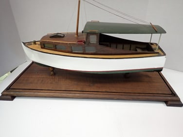 "Dorothy-Ann" Vintage Wooden Boat Model