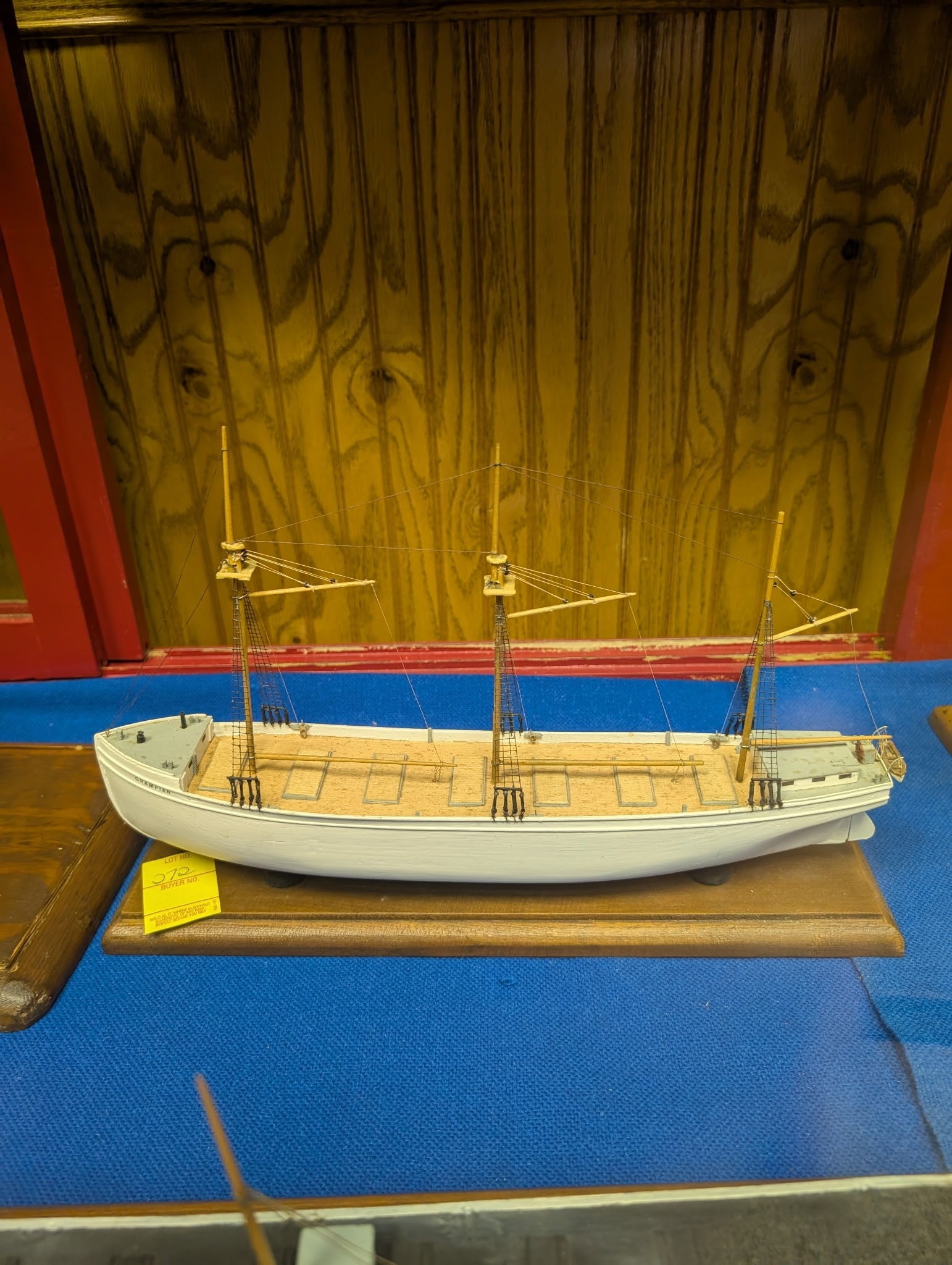 "Grampian" Wooden Ship Model (1 of 2)