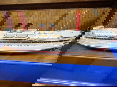 Large "South American" Passenger Ship Model