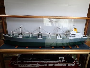 Large "Mavro Vetranic" Freighter Ship Model