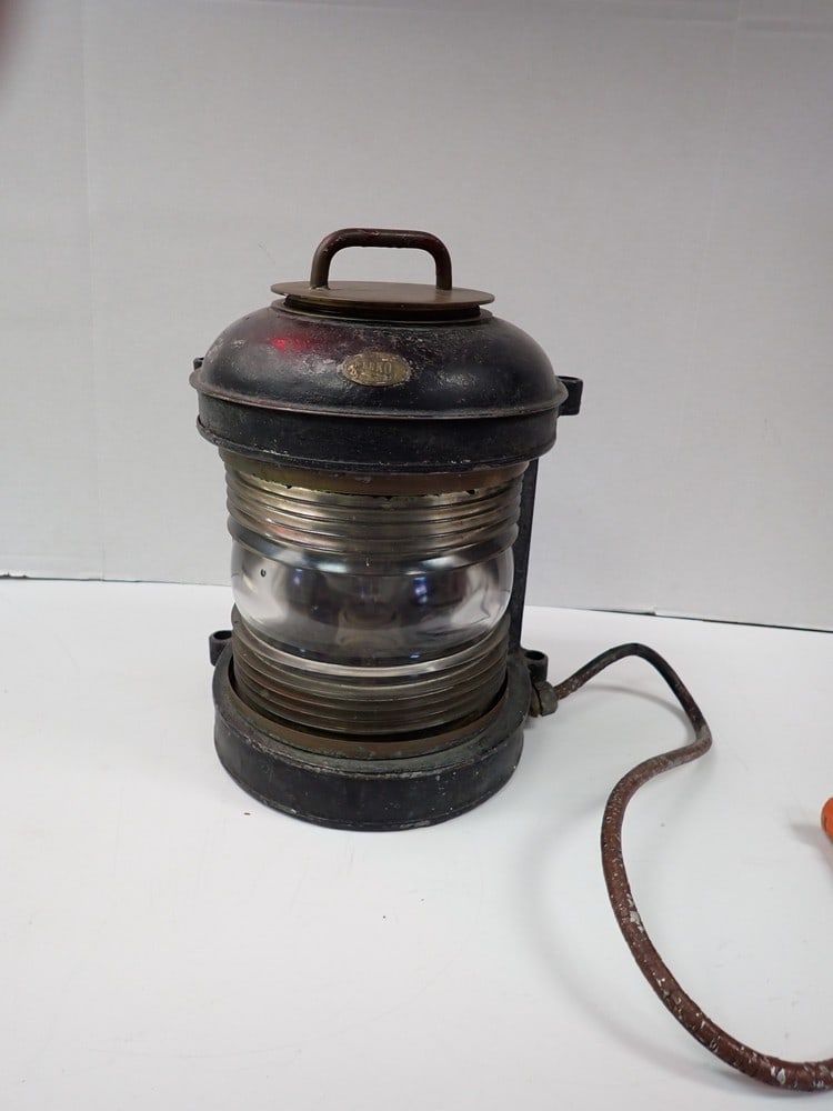 "Perko Co." Clear Glass Navigation Light (1 of 8)