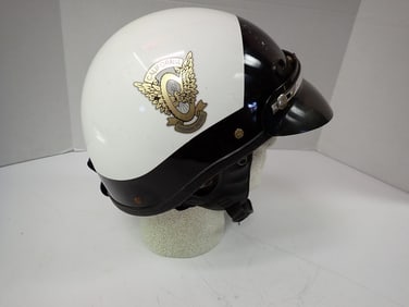 "California Highway Patrol" marked helme