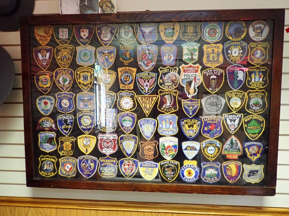 New Jersey Police Patch Display (1 of 10)