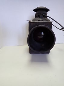 Antique "Dressel" Red Lens Lantern