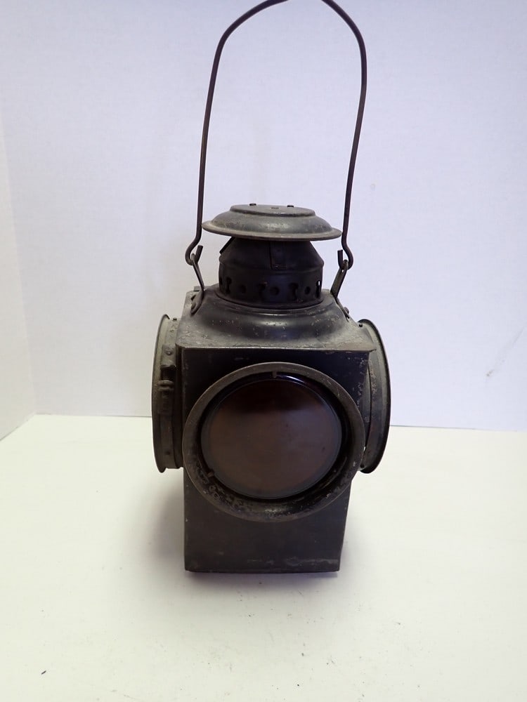 Antique "Dressel" 4 Lens Railroad Lantern (1 of 6)