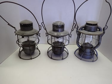 3 Lanterns "Penn Central, P.R.R., New York Central"
