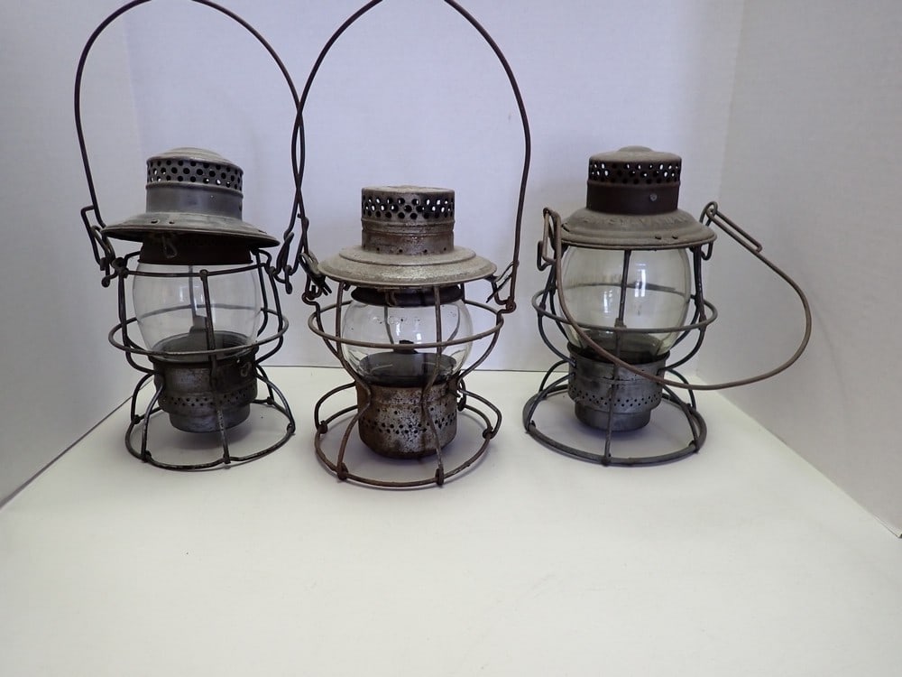 3 Pennsylvania Railroad Lanterns (1 of 14)