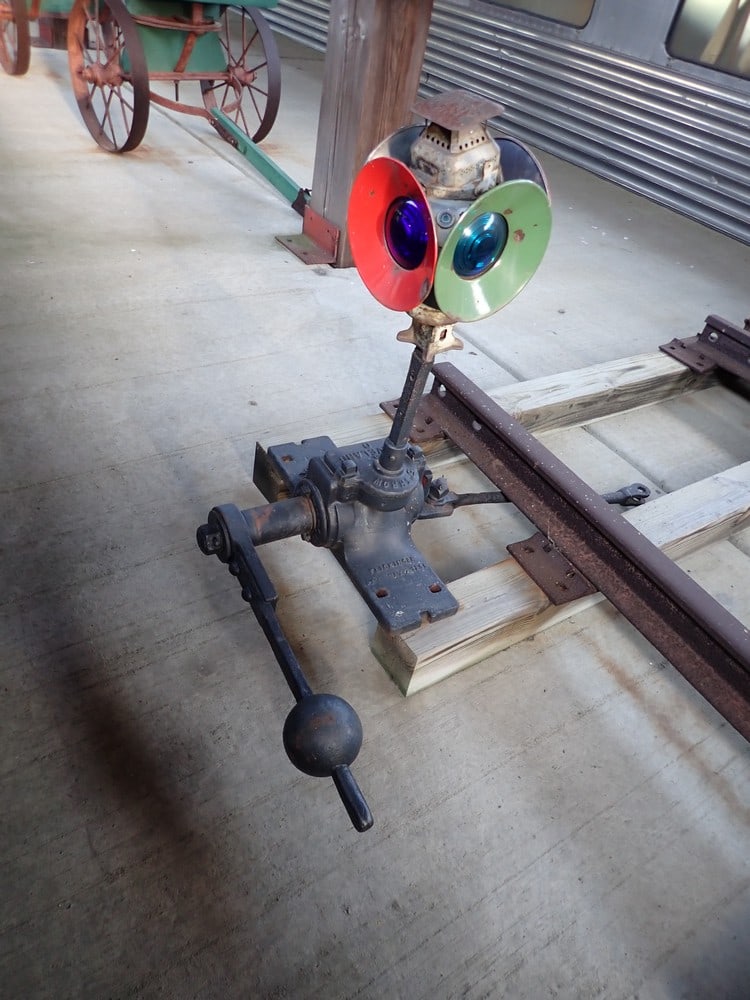 Railroad Track Switch & Lantern (1 of 10)